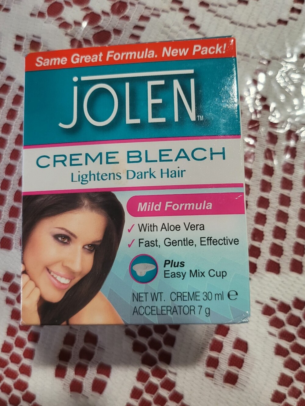 Jolen 1.2 Ounce Creme Bleach Mild Sensitive Plus Aloe Vera